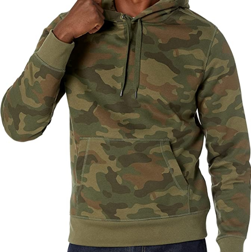 CAMO Hoodie Amazon Essentials Size M